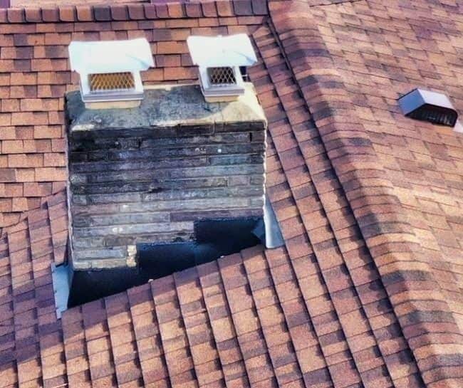 new red roof installation by Mansfield roofers